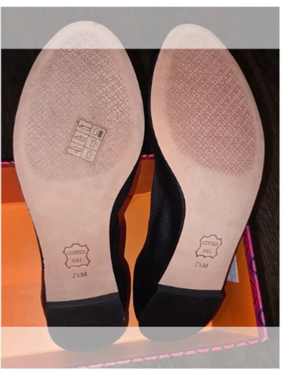 MSRP $248 | Tory Burch Jolie Cap-Toe Ballet Flats – Black – Size 7.5 – NIB